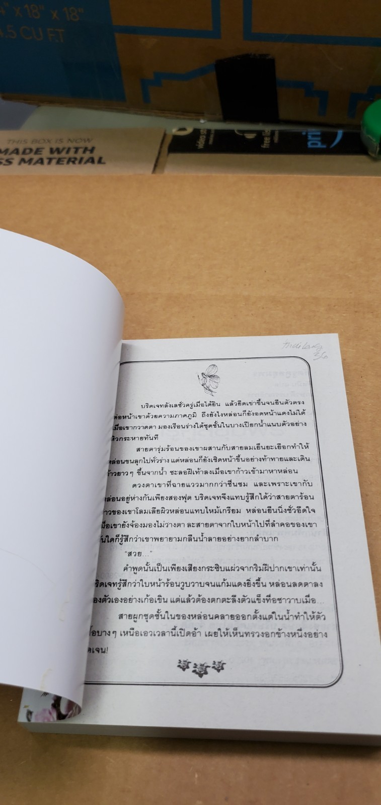 Thai Language #36; novel, romance paperback; see scans for title..author
