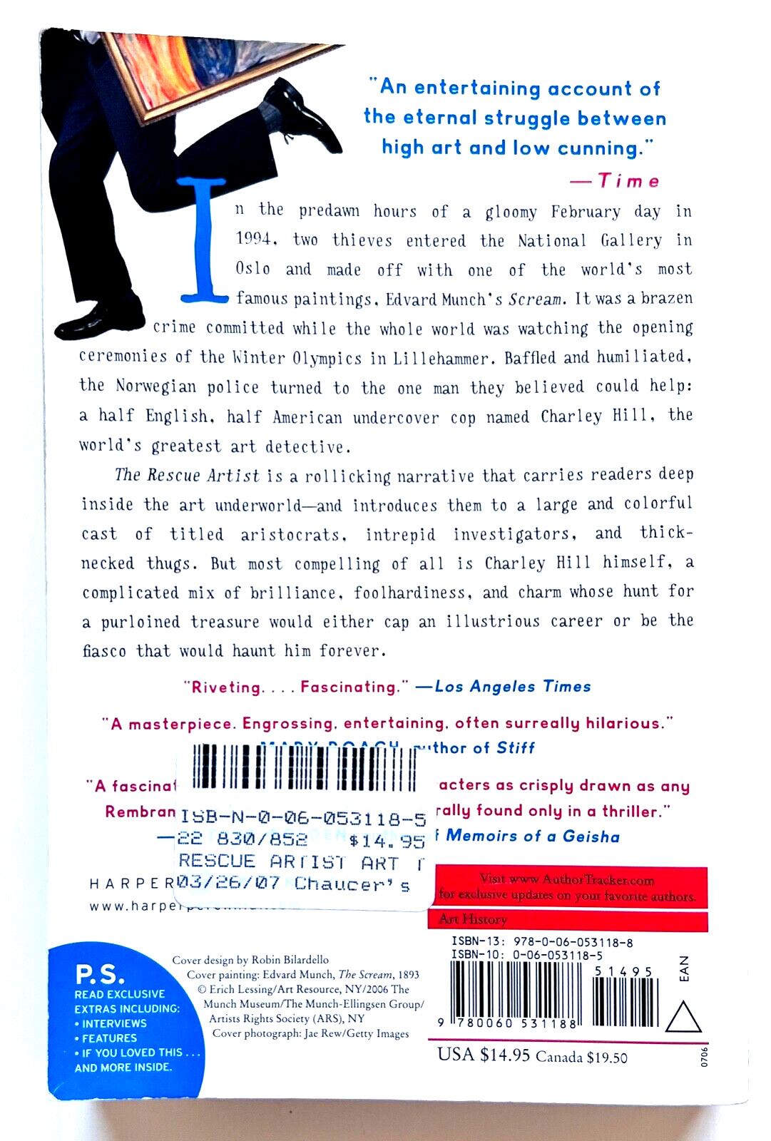 The Rescue Artist by Edward Dolnick *Paperback *Very Good *Actual Book Pictured