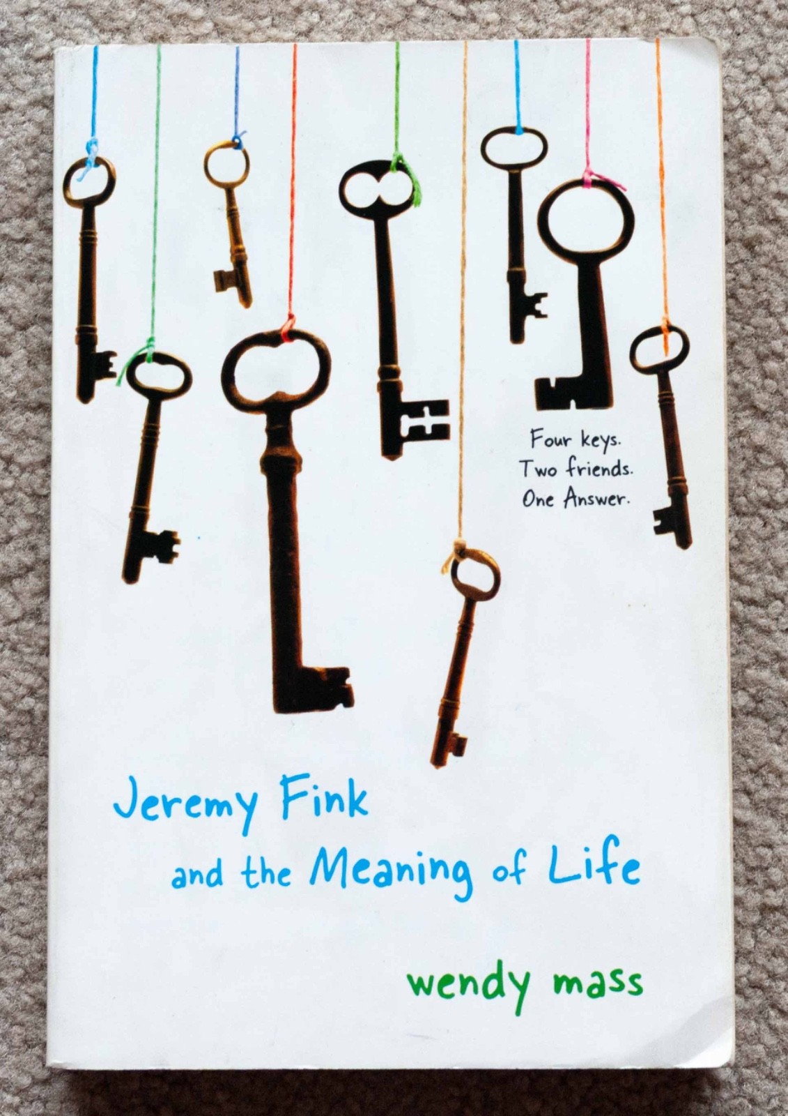 Jeremy Fink & the Meaning of Life by Wendy Mass – Paperback, 291 pages