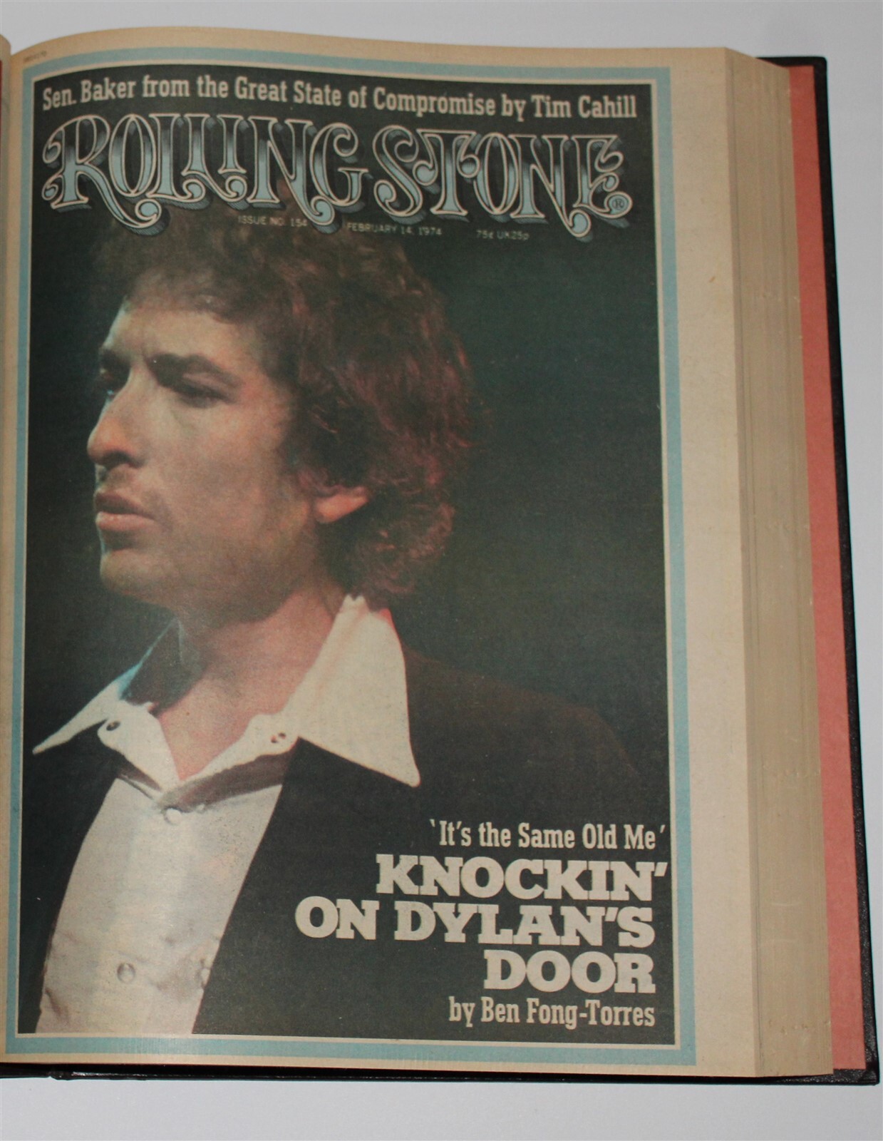 Bob Dylan 1974 Tour Rolling Stone Bound 10 Issue Special HC Rock Over 1000 Pages