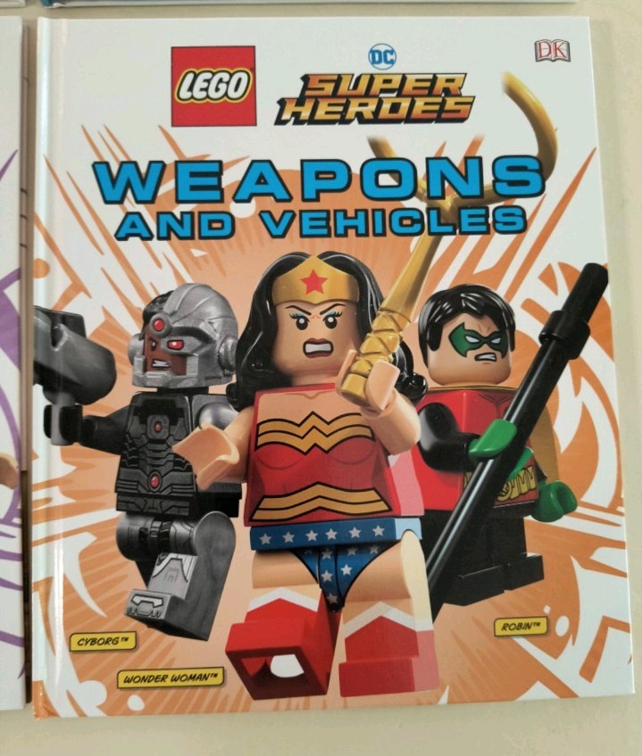 LEGO DC Super Heroes Hardcover Picture Book Set by DK, Superheroes & Villains