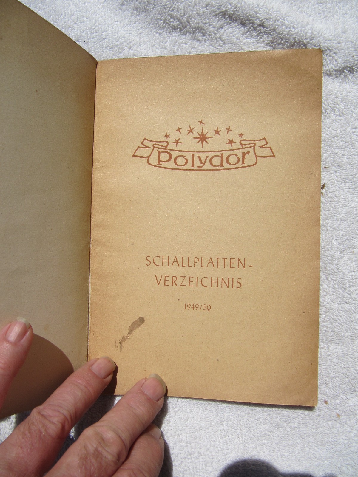1949/50 GERMAN POLYDOR General CATALOG Schallplatten Verzeichnis Dance Opera 78