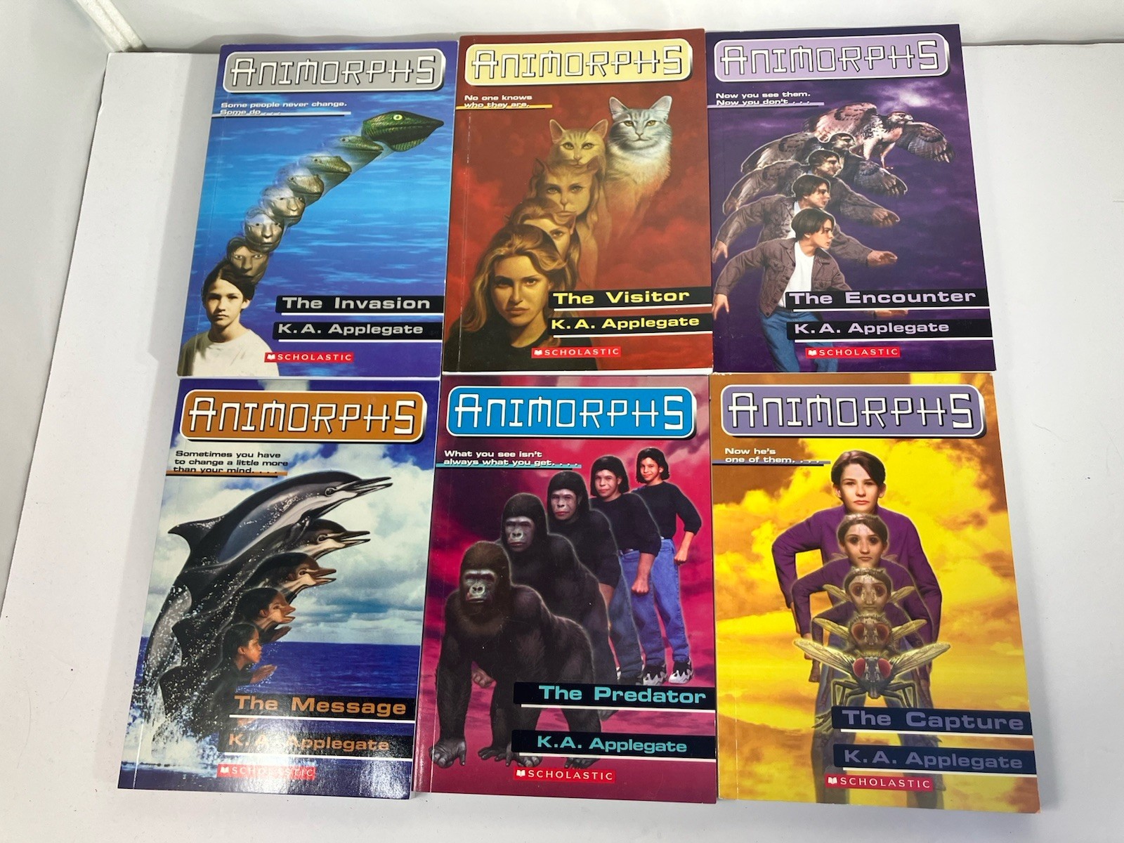 Animorphs Lot Of 6 Books 1-6, 2020 First Printing