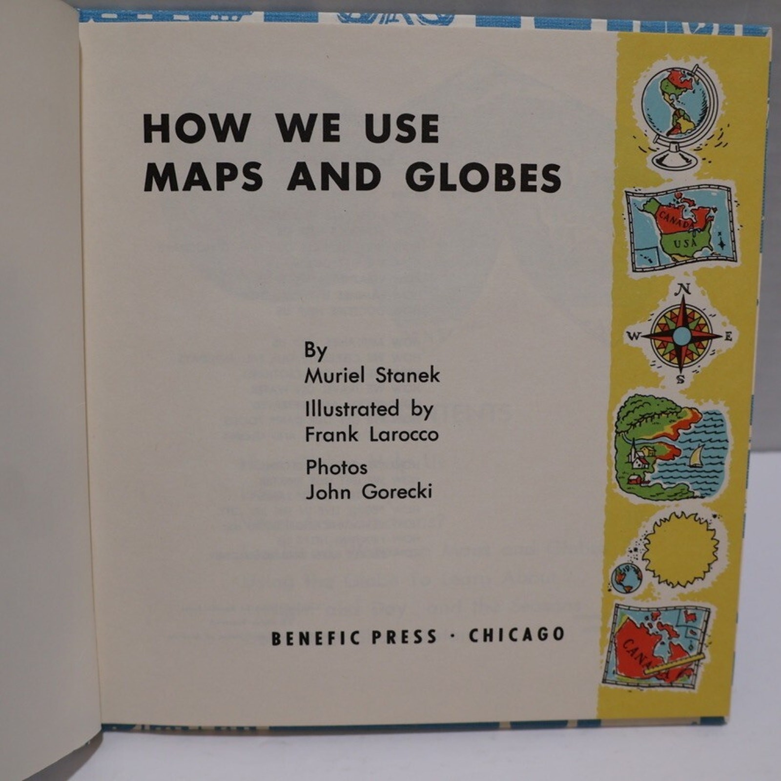 Benefic Press How Series Books Lot Of 3 Families Farm Map Vintage 1960s