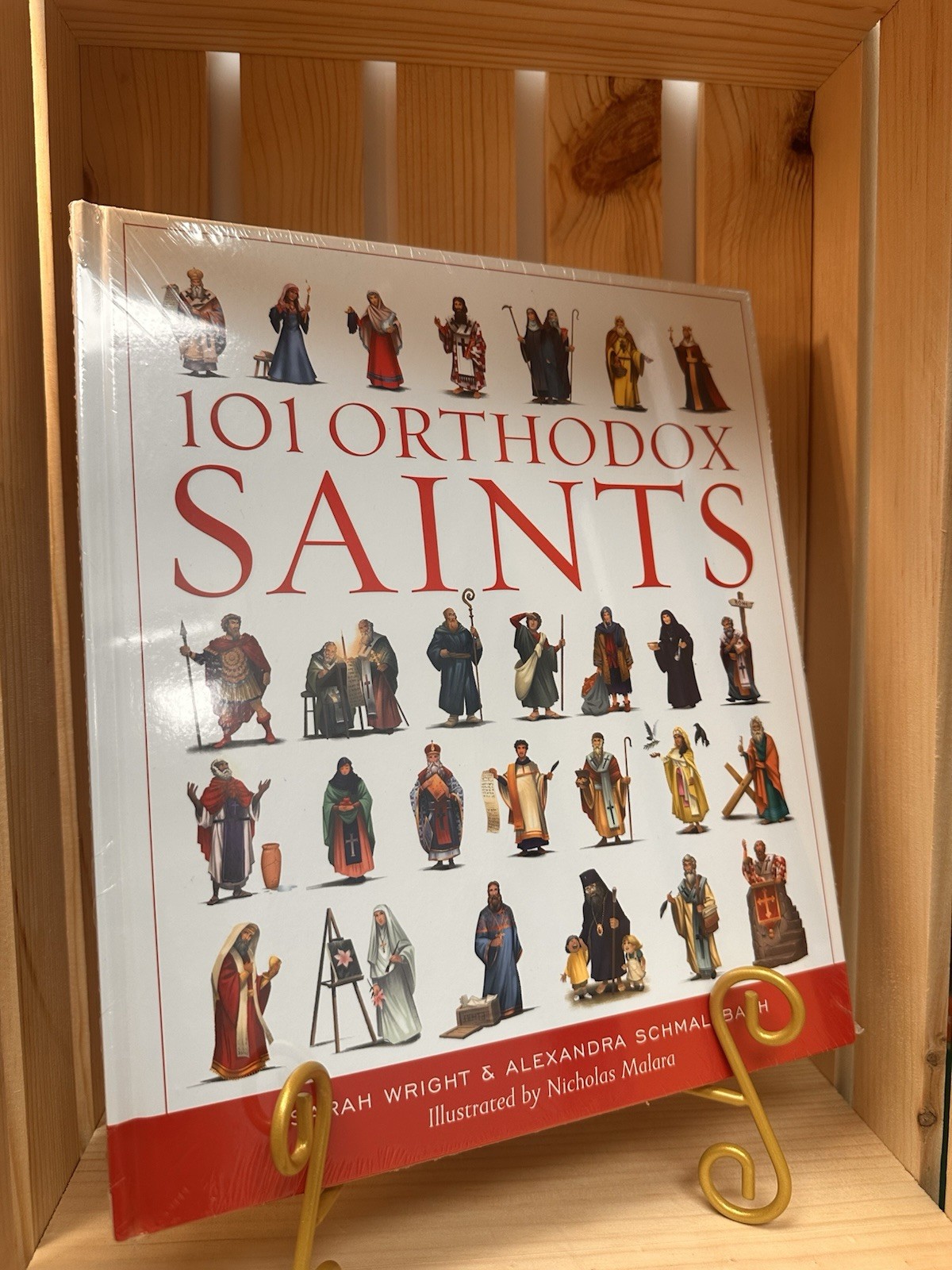 101 Orthodox Saints by Alexandra Schmalzbach and Sarah Wright (2021, Picture.