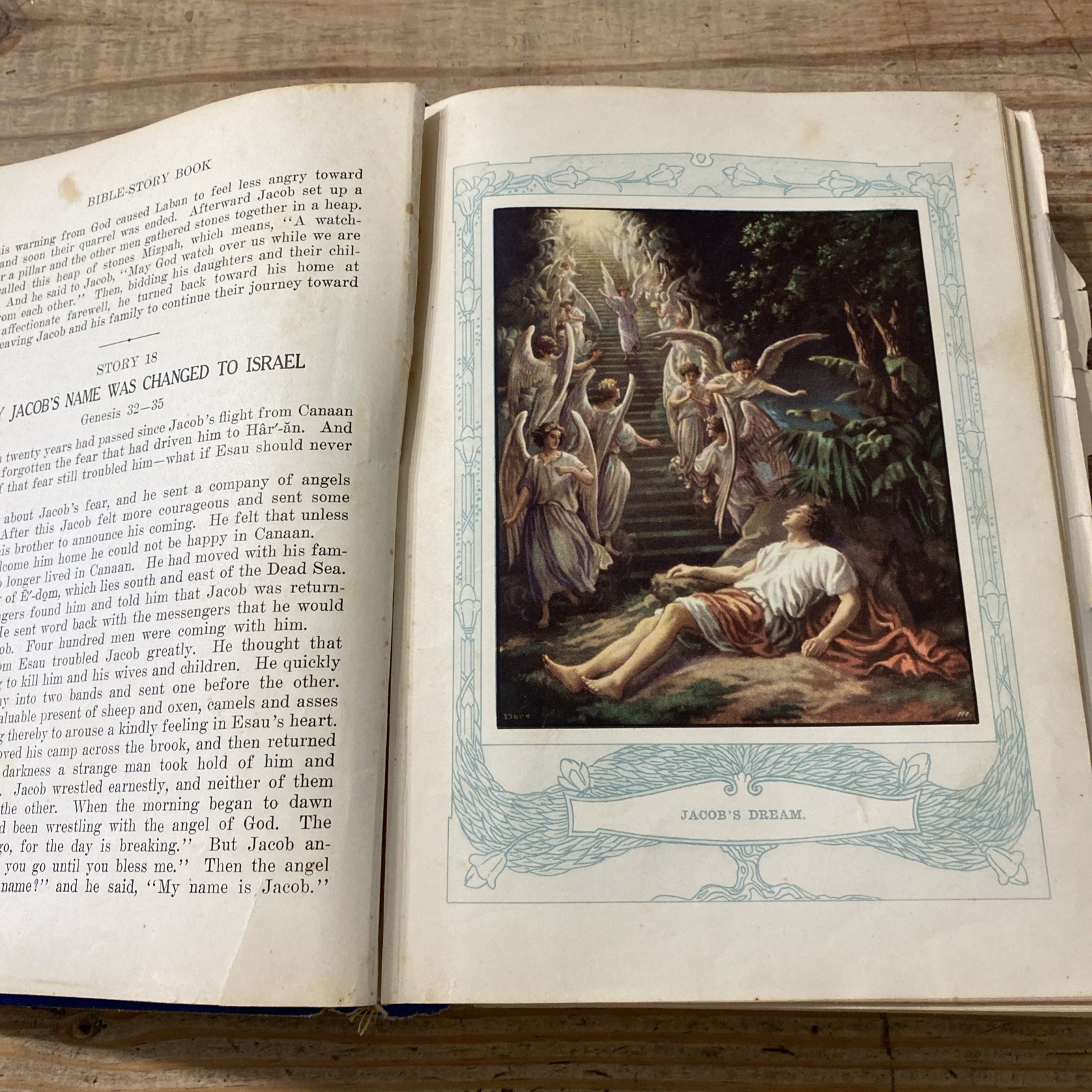 1927 Bible Story Book Elsie Egermeier Warner Press Anderson Vintage Antique