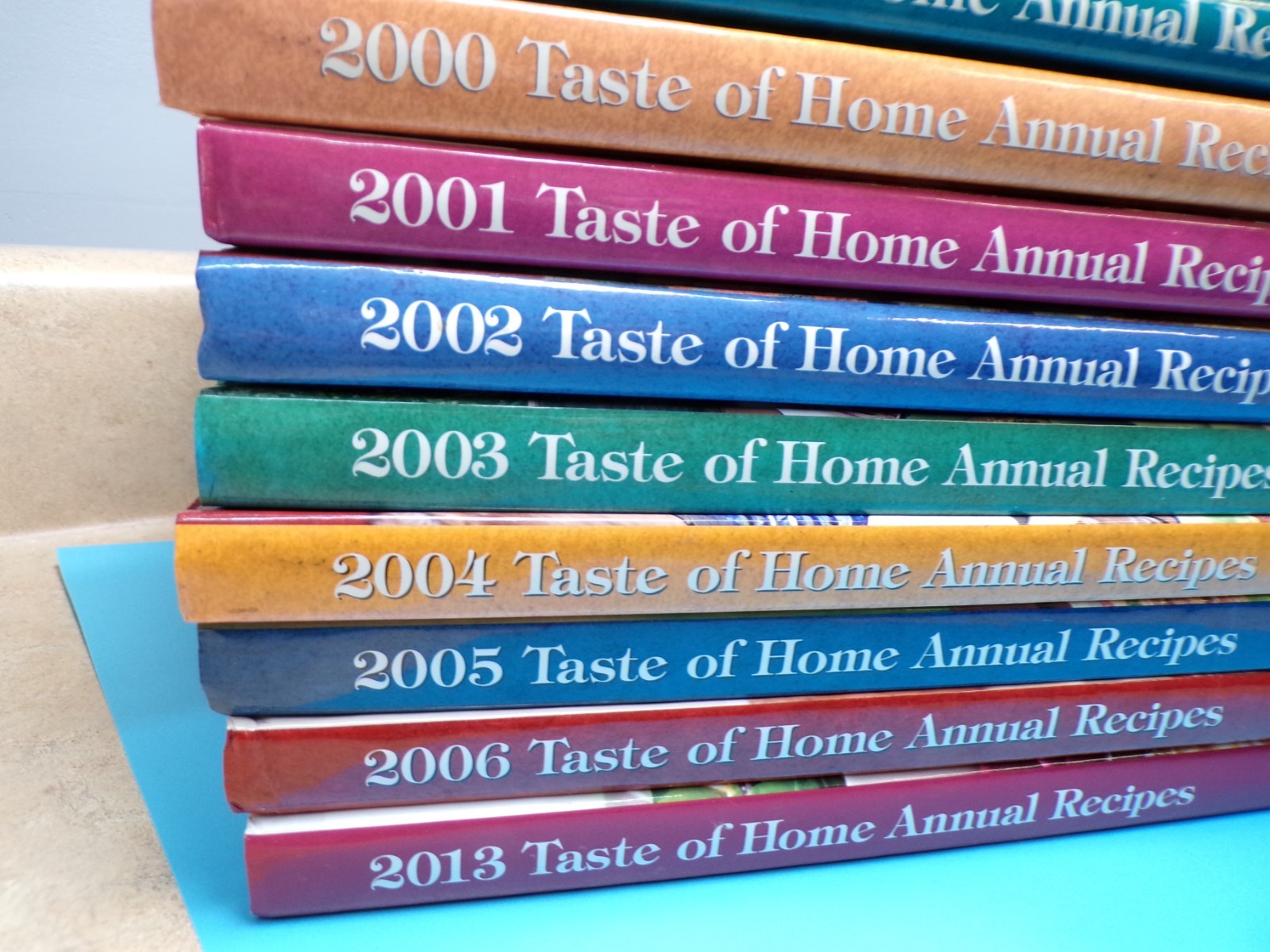 Taste of Home Annual Recipes Cookbook Lot 12 Hardcover 1990’s-2000’s