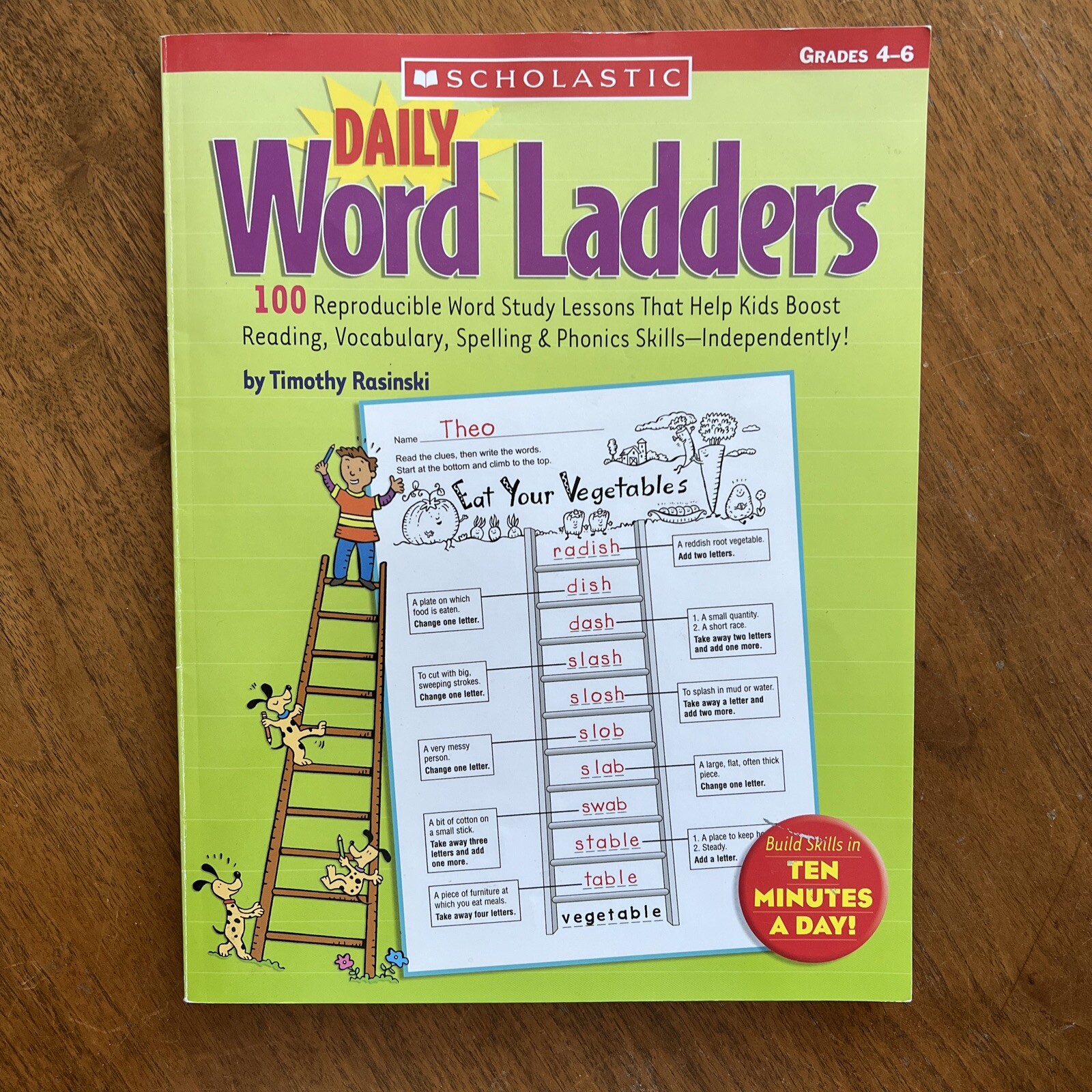 Daily Word Ladders Ser.: Daily Word Ladders: Grades 4-6 : 100 Reproducible Word