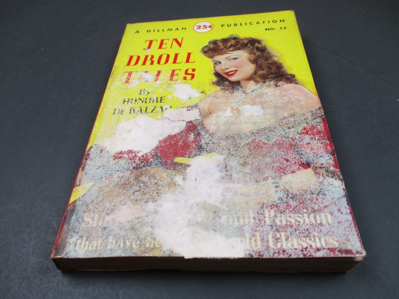 TEN DROLL TALES by Honore de Balzac, Hillman Book #12, 1949, Vintage Paperback!