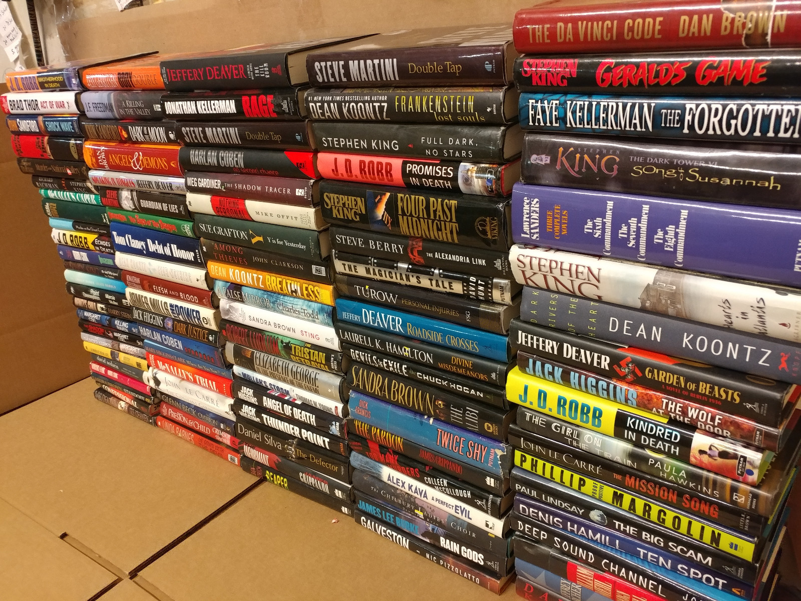 Lot of 10 Mystery Suspense Thriller Crime Murder Detective Hardcover HB MIX Book