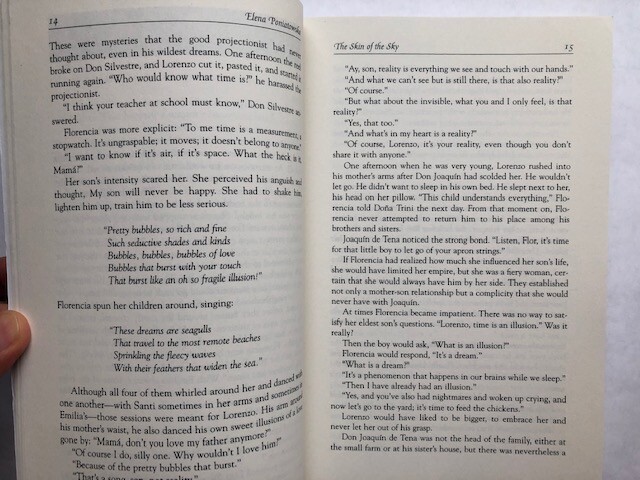 The Skin of the Sky by Elena Poniatowska, 322 pages all clean no damage or marks