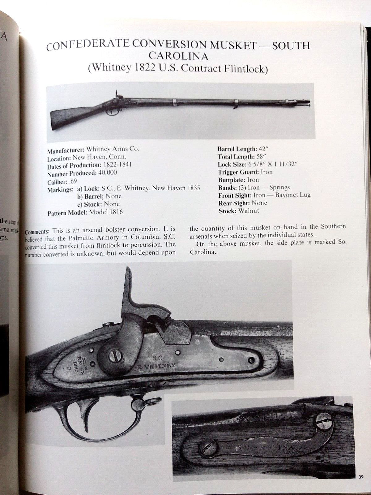 Confederate Longarms &Pistols by Richard Taylor Hill Pictorial Study 1st Ed 1978