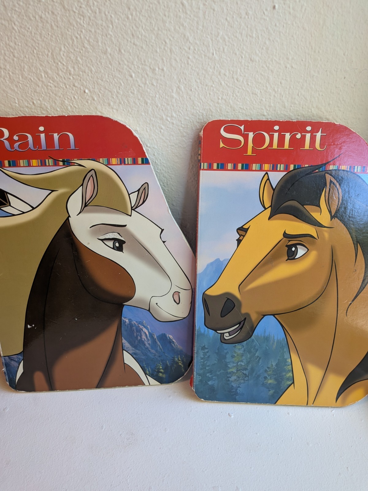 Spirit and Rain a giant shaped Board Book Kathleen Duey stallion of the cimarron