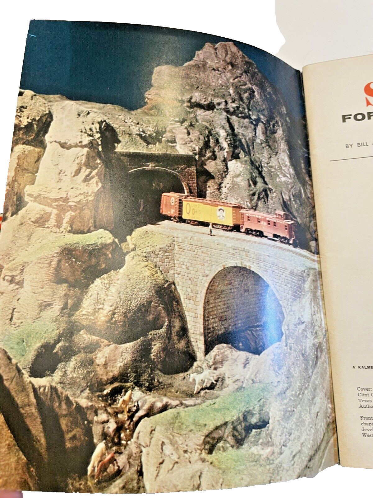 Model Railroads Scenery by Bill McClanahan Paperback 104 Pages 1969 Vintage Book