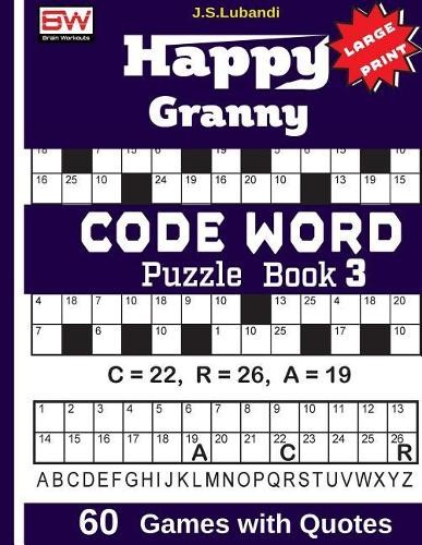 J S Lubandi Happy Granny (CODE WORD) Puzzle Book (Paperback)
