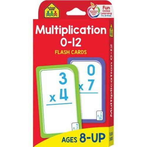 Multiplication 0-12 Flash Cards – Cards – GOOD