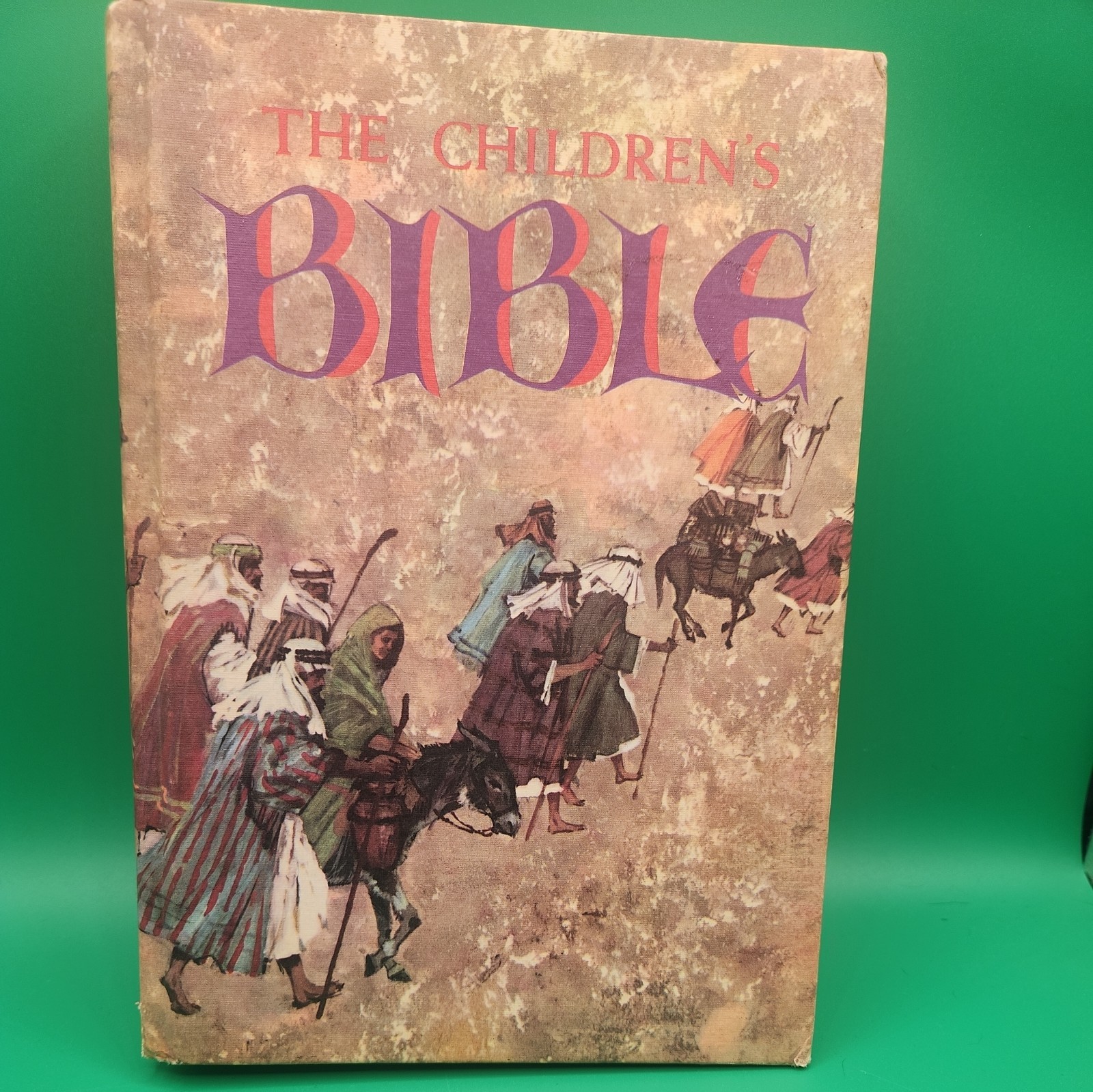 Vintage 1965 The Children’s Bible Book Hardcover God Religion 510 Pages