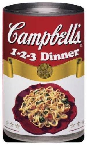 Campbell’s 1-2-3 Dinner – Board book By LTD – VERY GOOD