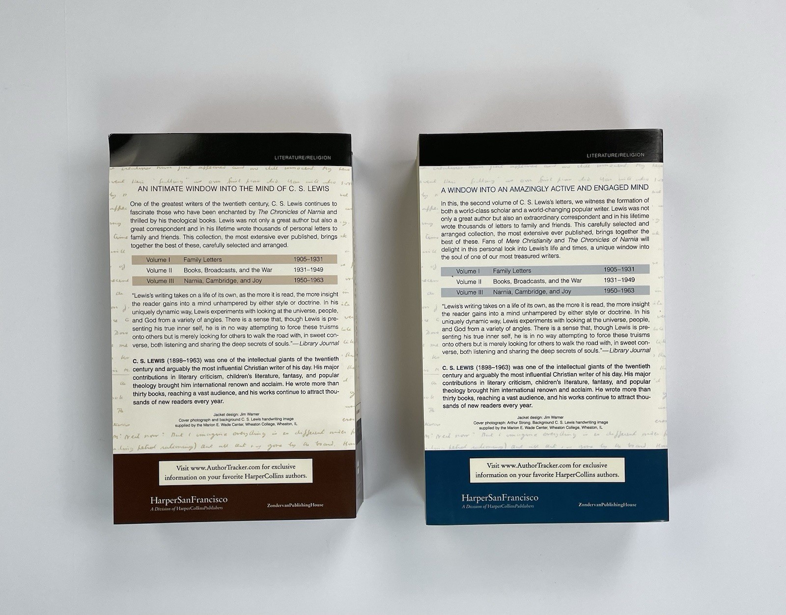 The Collected Letters of C.S. Lewis Vol 1 & 2 PB Box Set Walter Hooper Zondervan