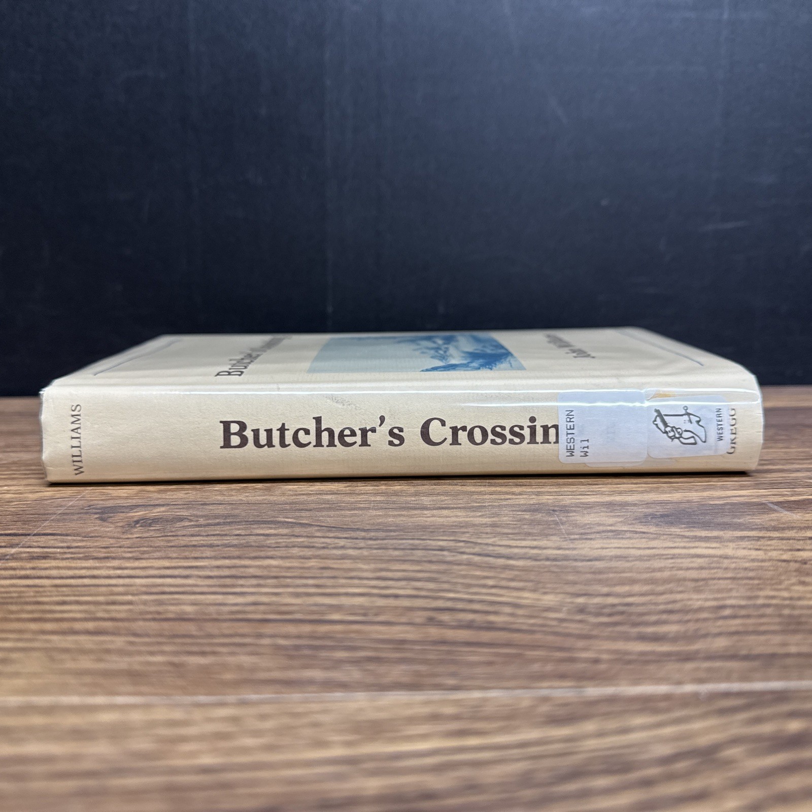 Butcher’s Crossing by John Williams ~ Gregg 1978 First Printing EX-LIB WATER DMG