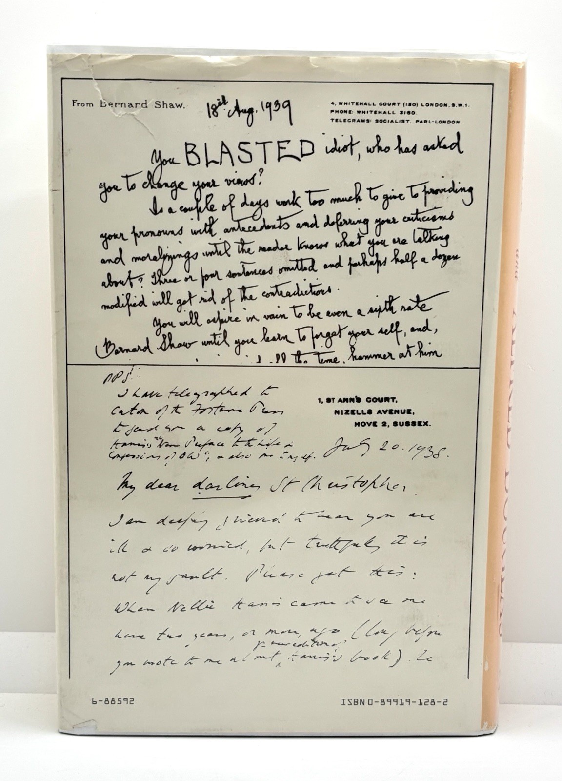 Bernard Shaw and Alfred Douglas; A Correspondence | Mary Hyde | 1982 HCDJ