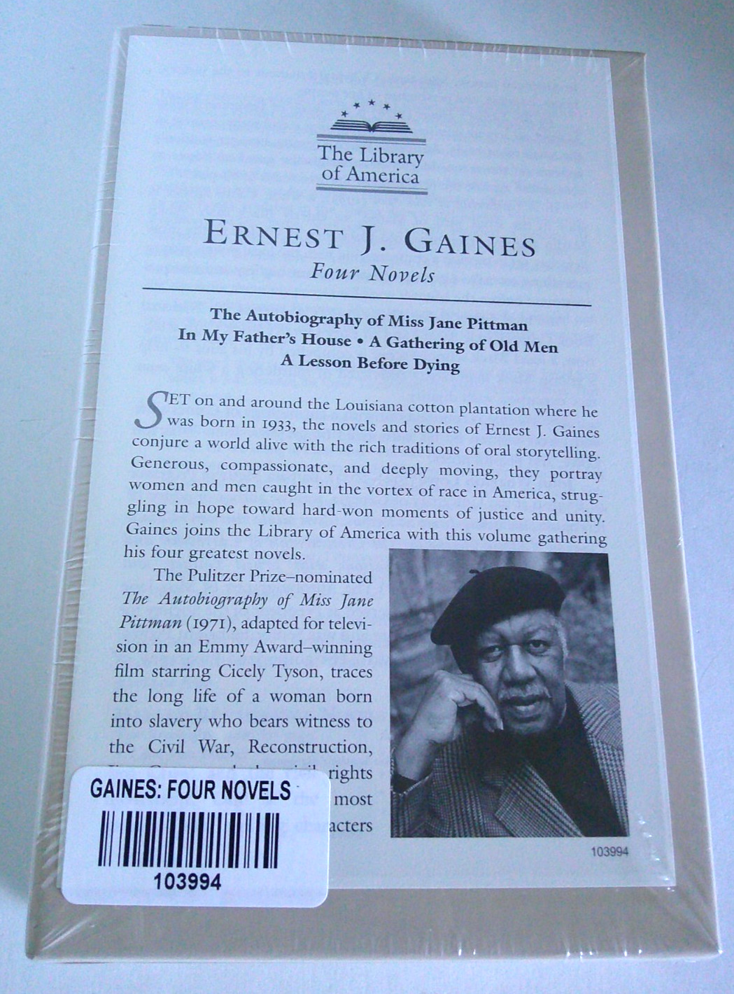 Library of America: Ernest J. Gaines “Four Novels” – Hard Covered – Slipcase