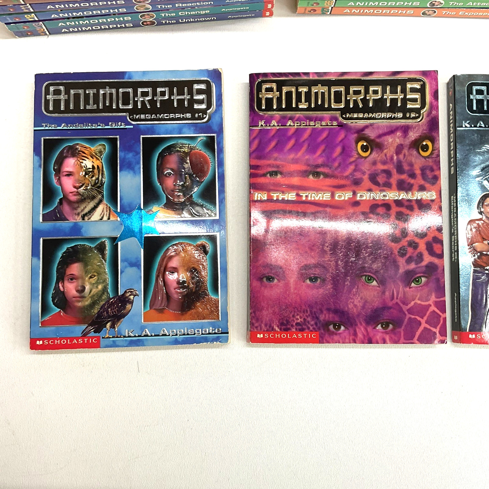 Animorphs Books Lot 42 Vintage Series Set & Megamorphs Applegate 90s Scholastic