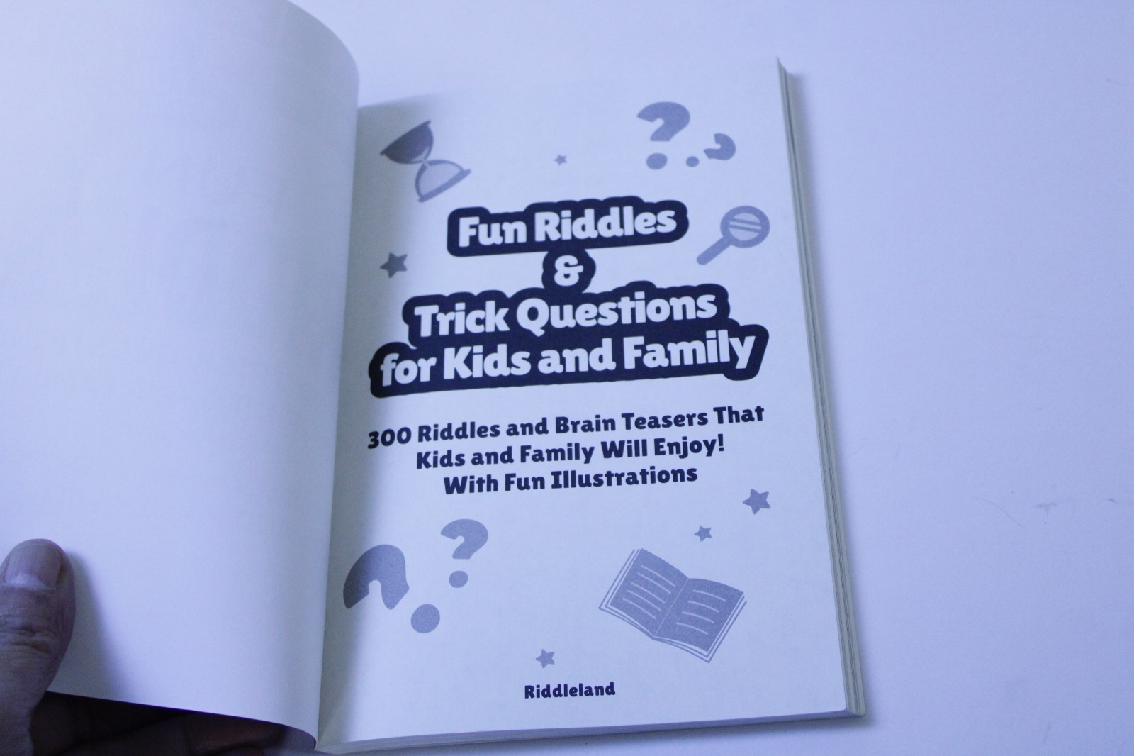 Fun Family Laughter Brain Teasers Puzzle Logic Kids Gift Book Riddle Fun for