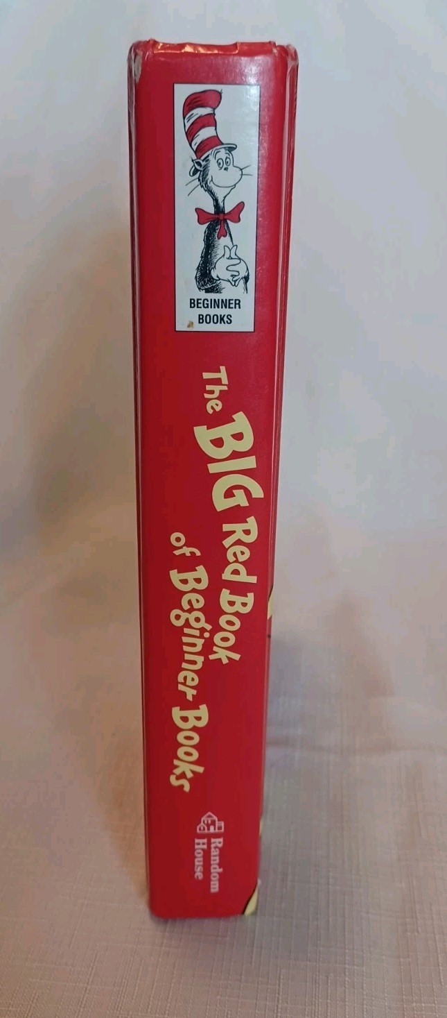 1995 Dr. Seuss The Big Red Book of Beginner Hard Cover 6 Stories Book 344 Pages