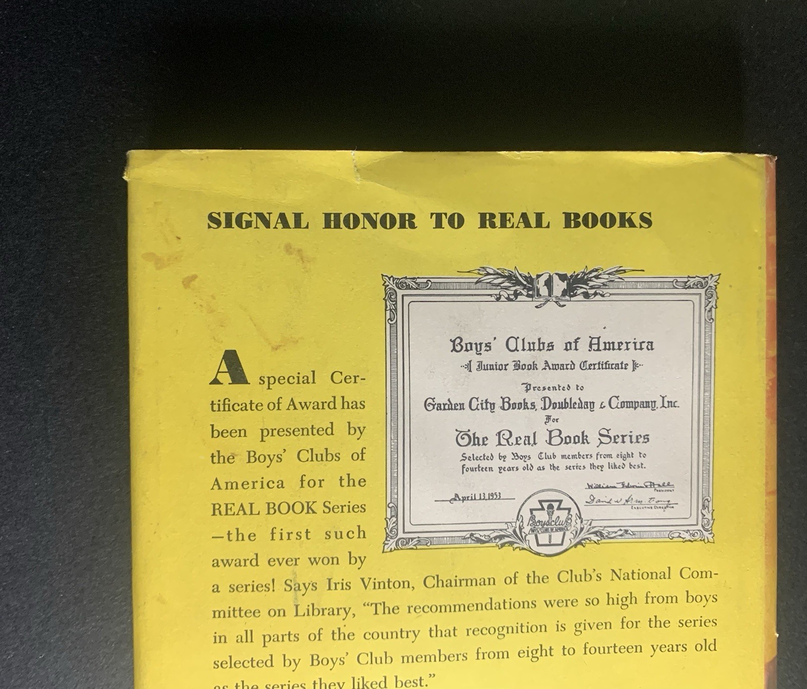 Vintage 1950s “The Real Book About…” Nonfiction Children’s Books Lot of 11