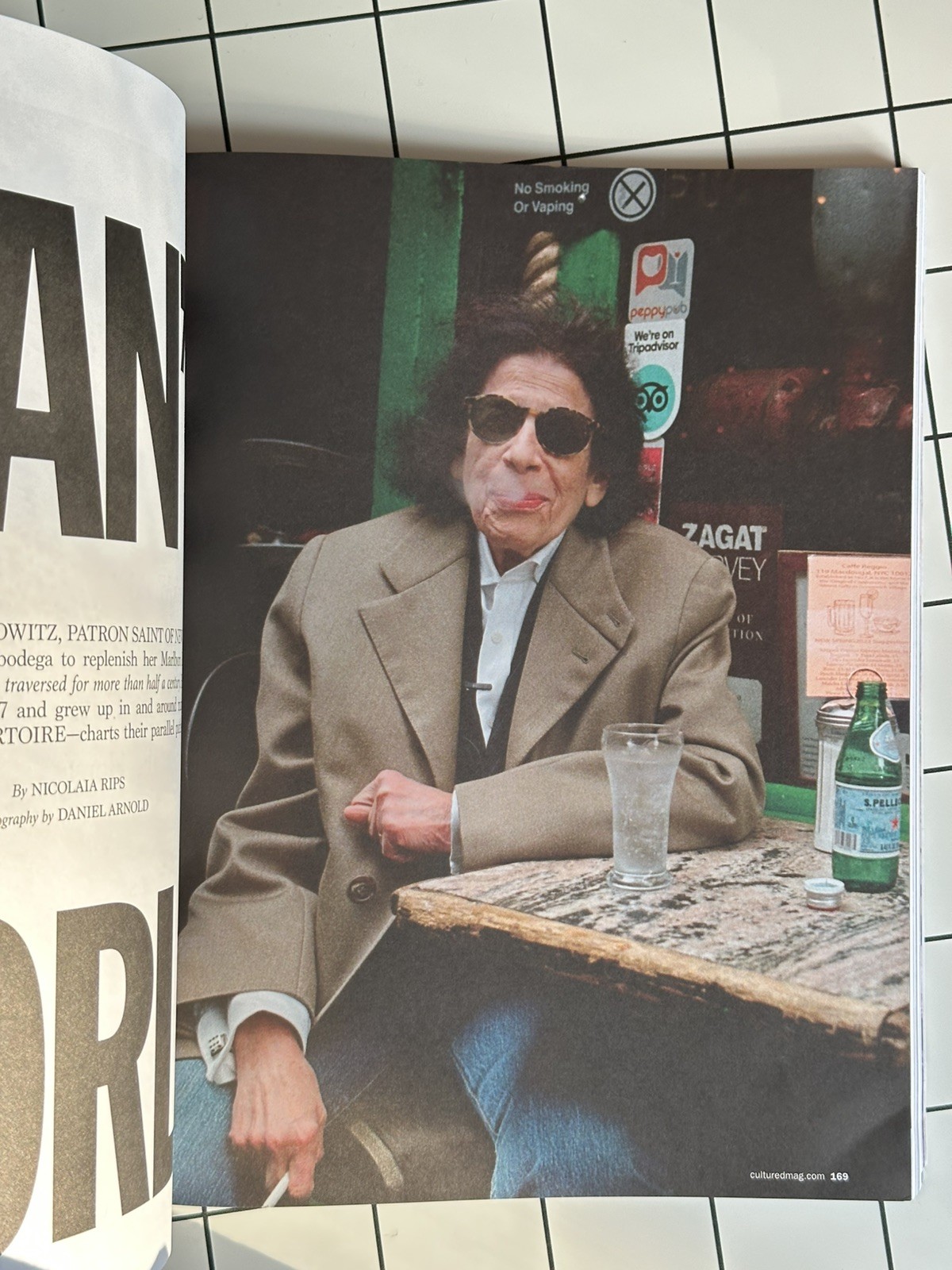 CULTURED Magazine FRAN LEBOWITZ Cover | Winter Issue 2023/2024 | Art Fashion Mag