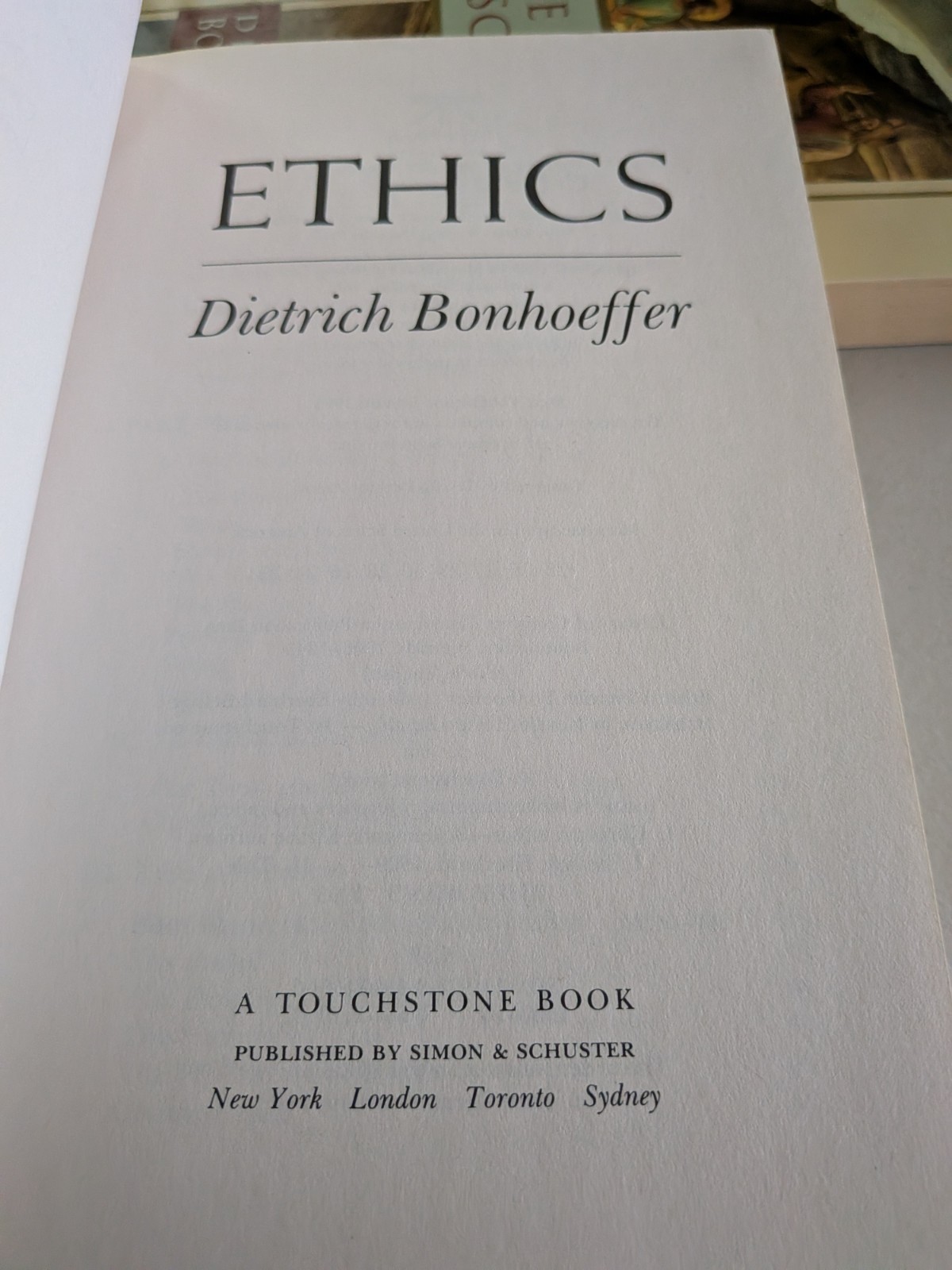 2 Book Set! Ethics & Cost Of Discipleship By Bonhoeffer, Dietrich, PB, Good
