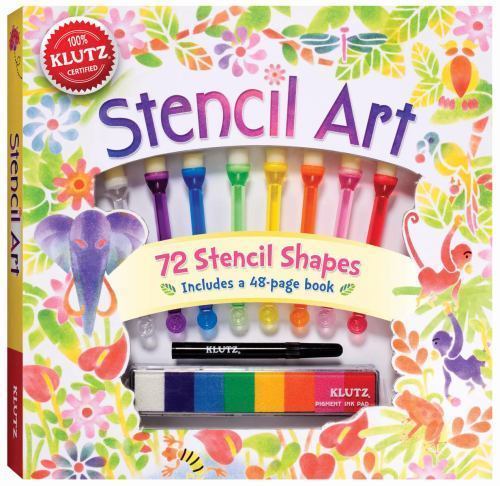 Stencil Art by Editors of Klutz (2013, Hardcover)