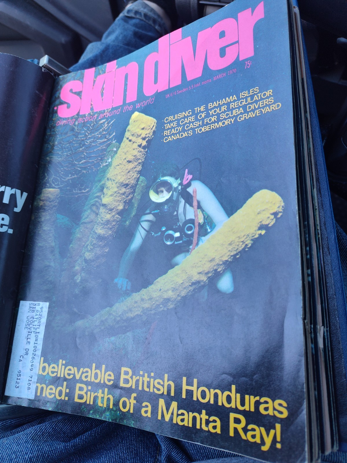 1970 Complete Set/Year of 12 Skin Diver Magazine In Official Binder Nice!!!