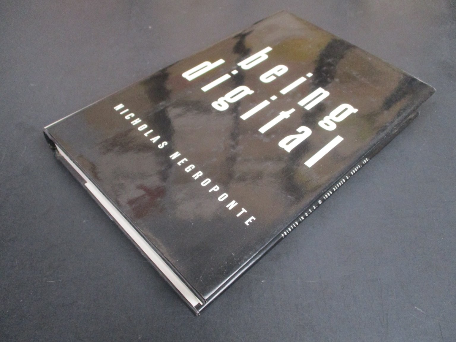 Being Digital Nicholas Negroponte 1995 First Edition Technology Media Knopf