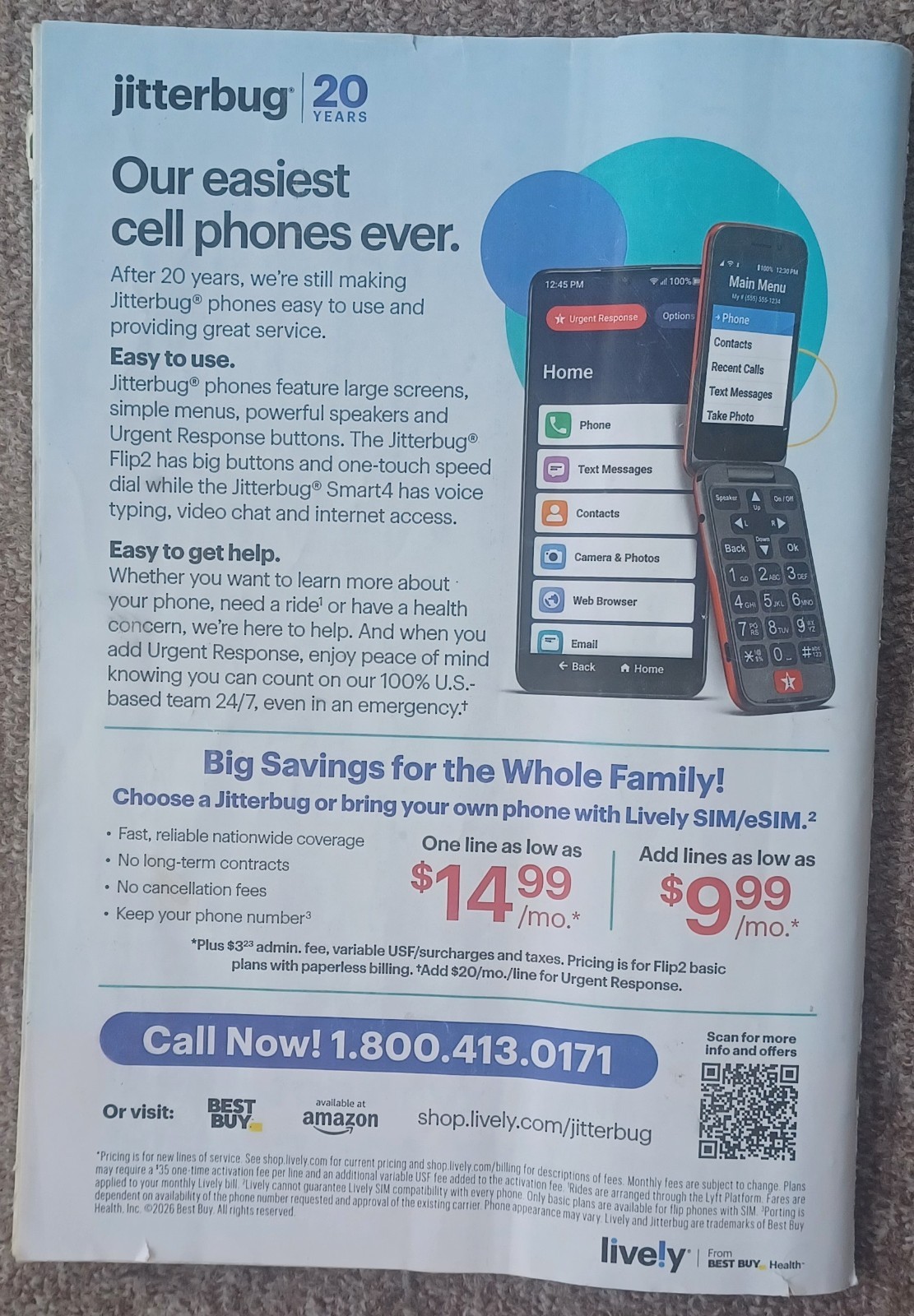 Reader’s Digest Large Print Magazine April May 2026 Making Friends with AI