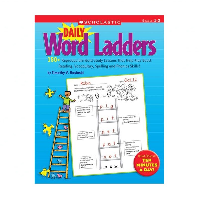 Daily Word Ladders: Grades 1-2: 150+ Reproducible Word Study Lessons That Hel…