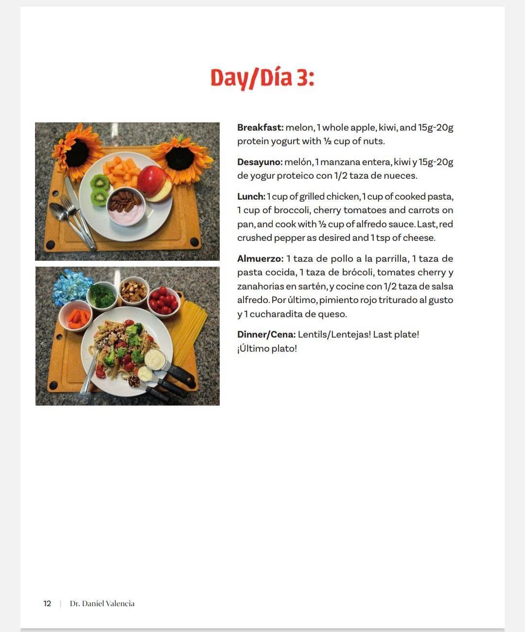 Softcover book Valencia Lifestyle. Simple recipes for health in Spanish and Engl