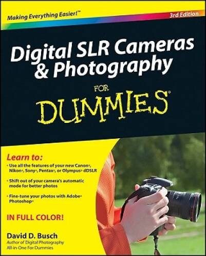Digital SLR Cameras and Photography For Dummies – Paperback – VERY GOOD