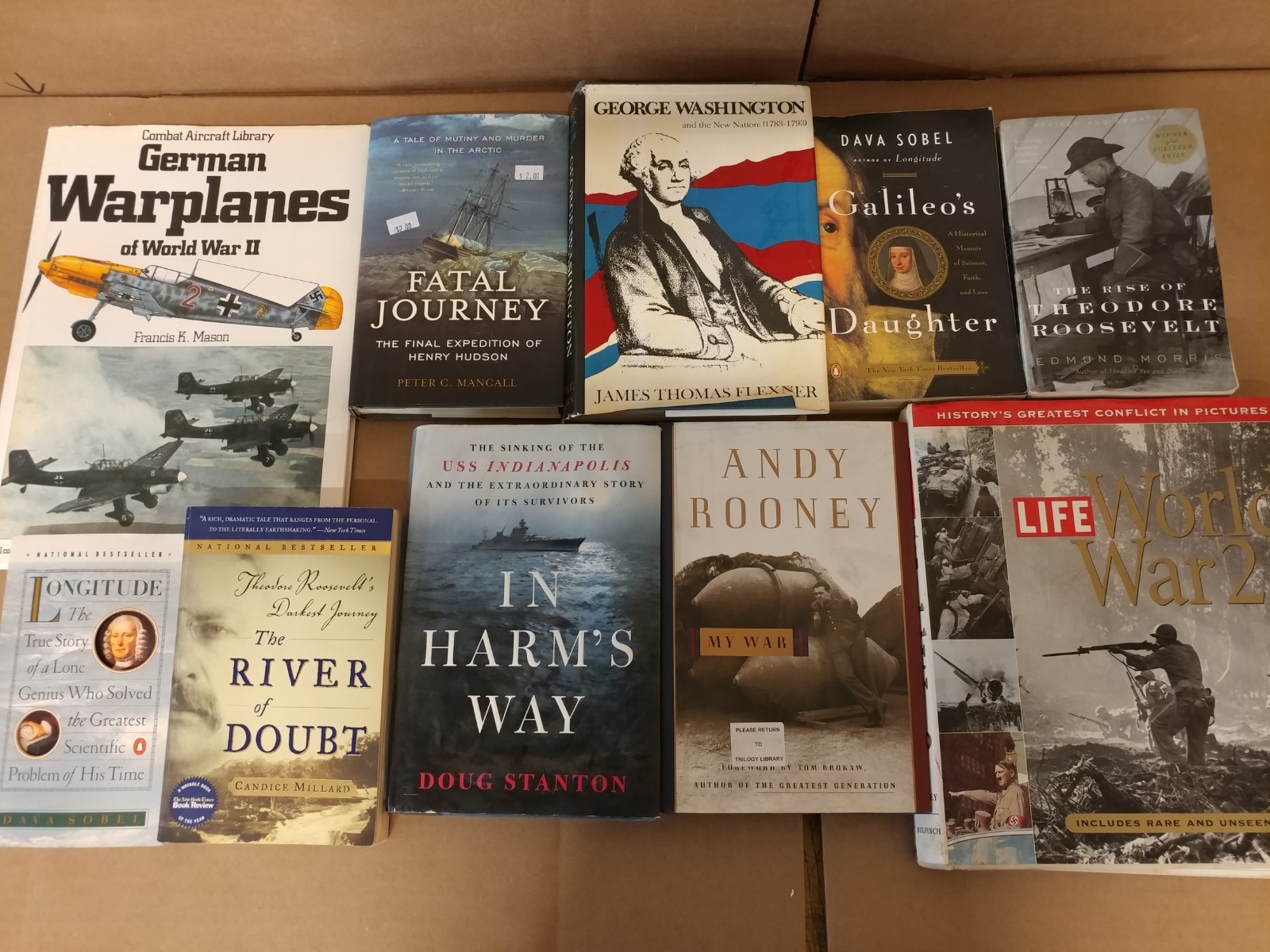 Lot of 20 History US World Europe American Europe Ancient War Book MIX UNSORTED