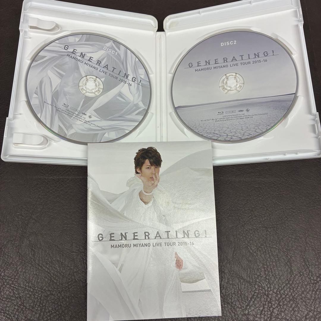 Mamoru Miyano GENERATING! Live Tour 2015-16 Special Edition Signed Booklet 2 Dis