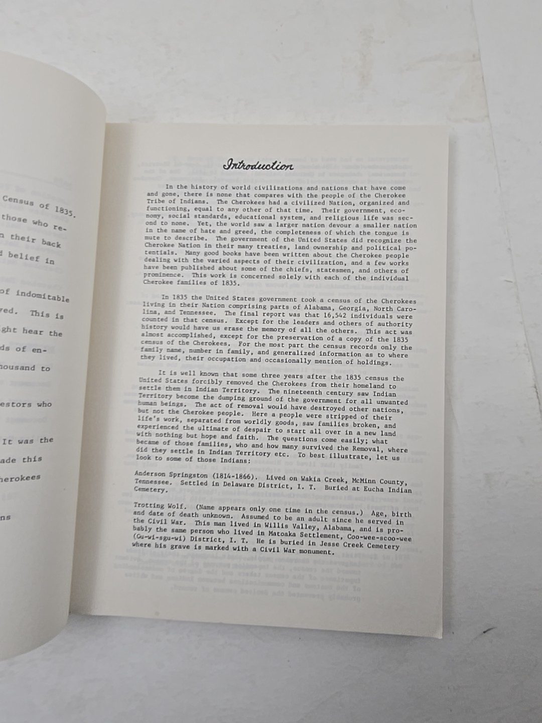 Those Who Cried The 16000 1983 Census of The Cherokee Nation of the U.S. Book