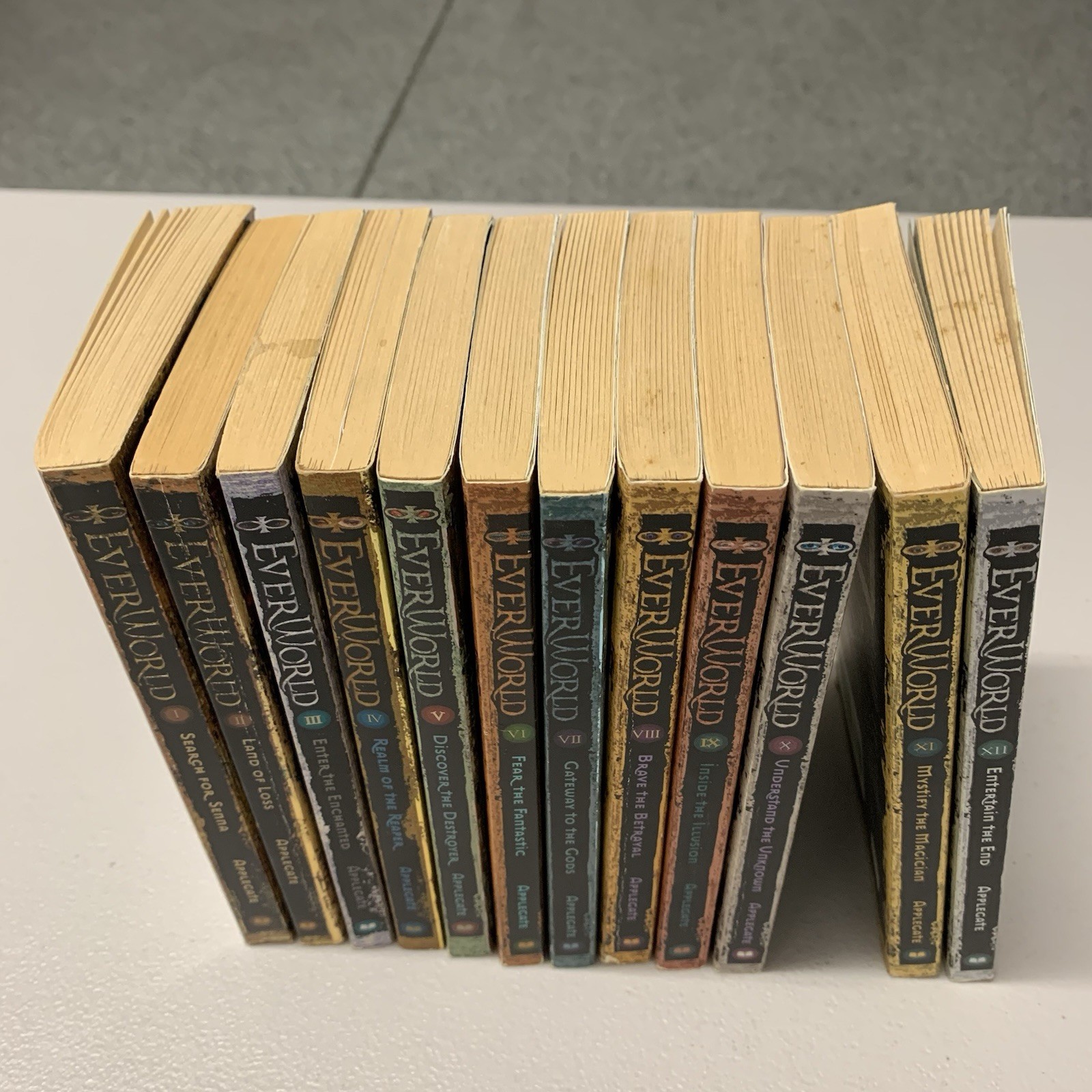 Everworld Complete 1-12 Set K.A. Applegate – Books 2-10 & 12 1st Ed 1st Print