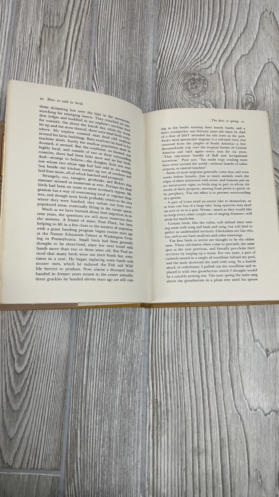 How to Talk to Birds Richard C Davids 1972 HC 1st Edition Bird Guide
