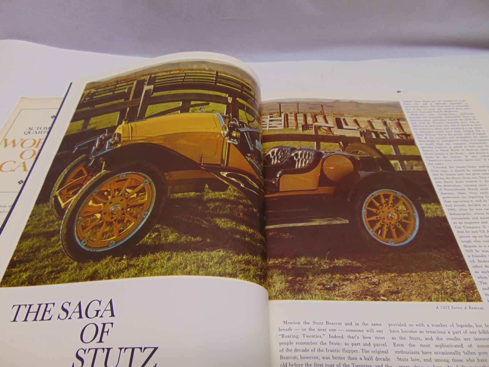 1971 Automobile’s Quarterly’s World of Cars hardcover book w/ jacket 223 pages