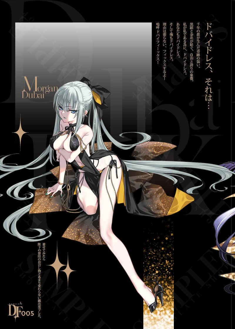 C105 c104 chocolate shop fgo Melusine Dubaifix art book 3 set fate grand order
