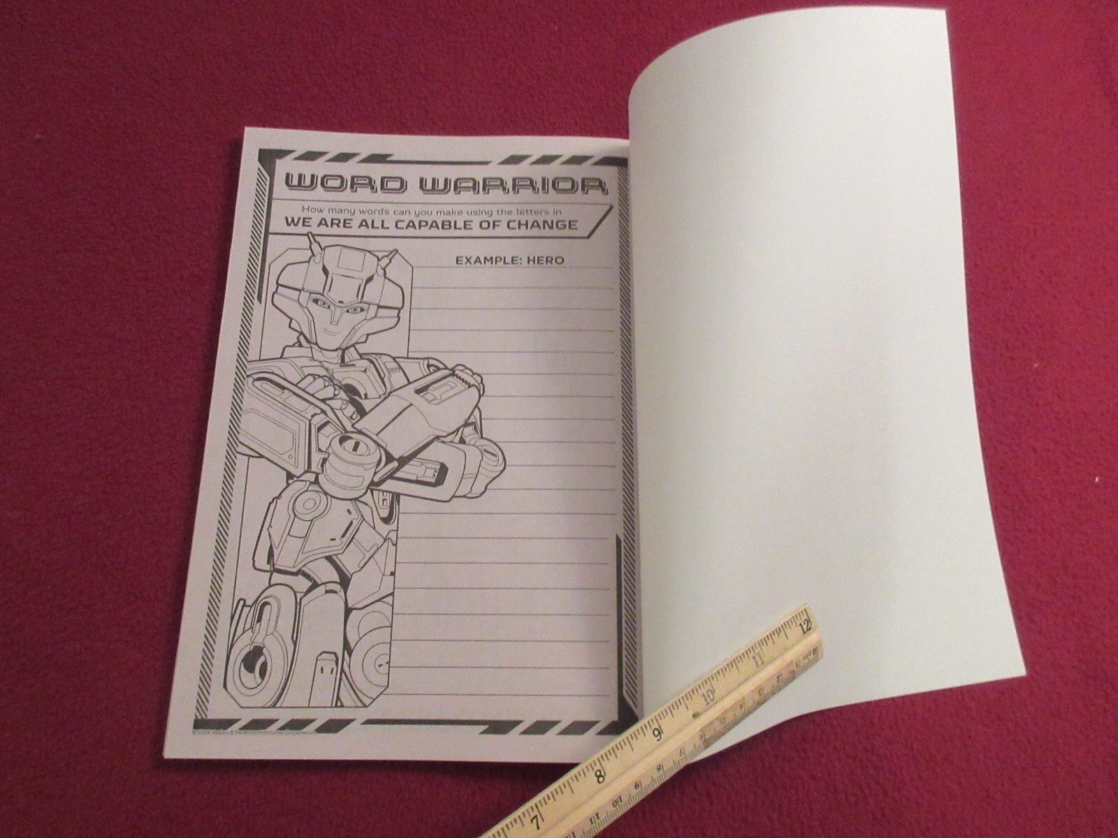2023 Transformers One Jumbo Coloring & Activity Book – 80 Pages
