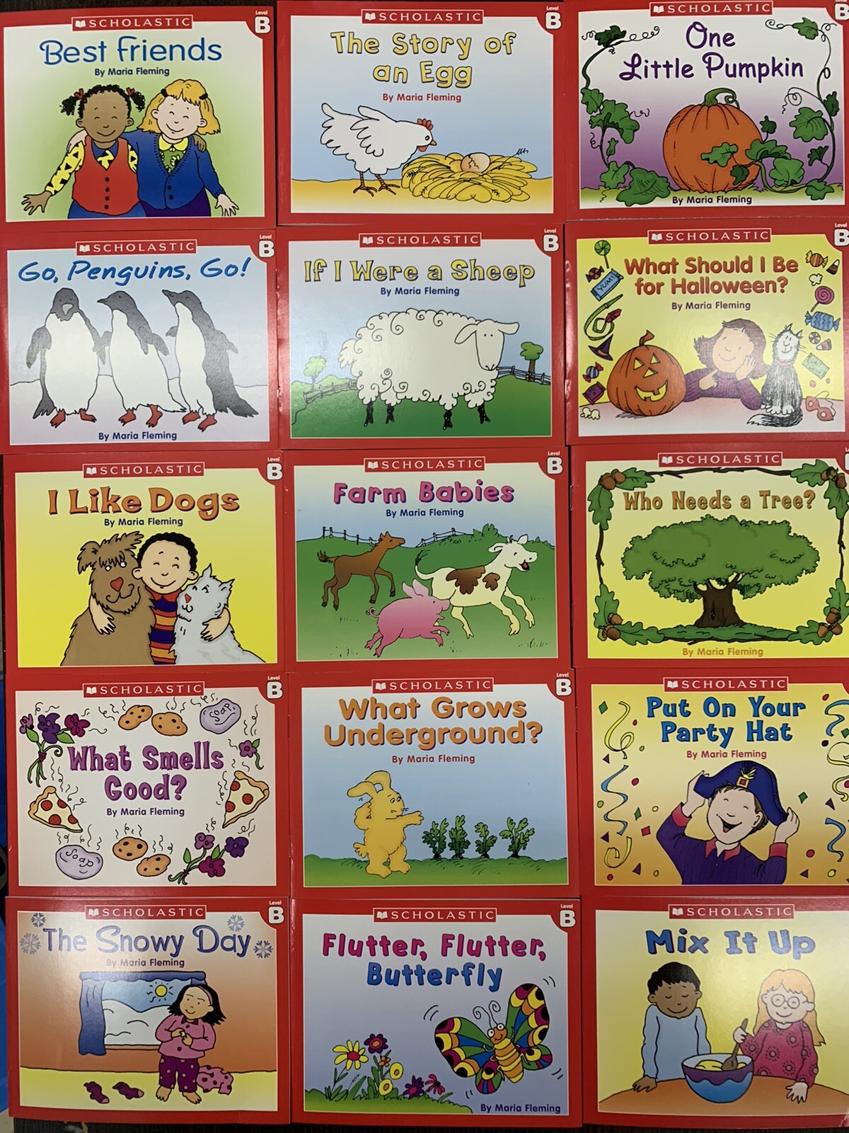 Childrens Books Lot 15 Level B Easy Readers Learn to Read Guided Reading Set NEW