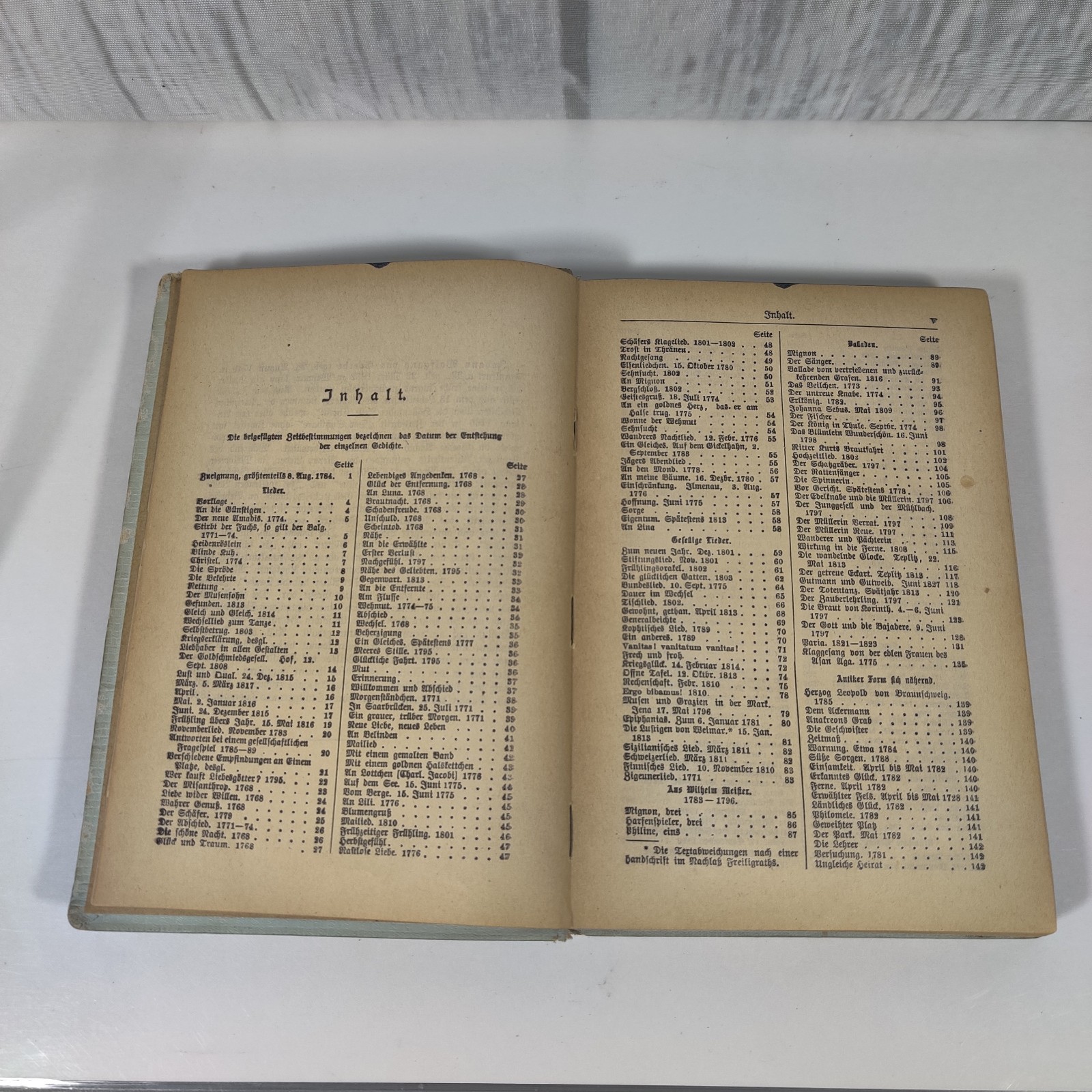 Goethes Gedichte Hardcover 372 Pages
