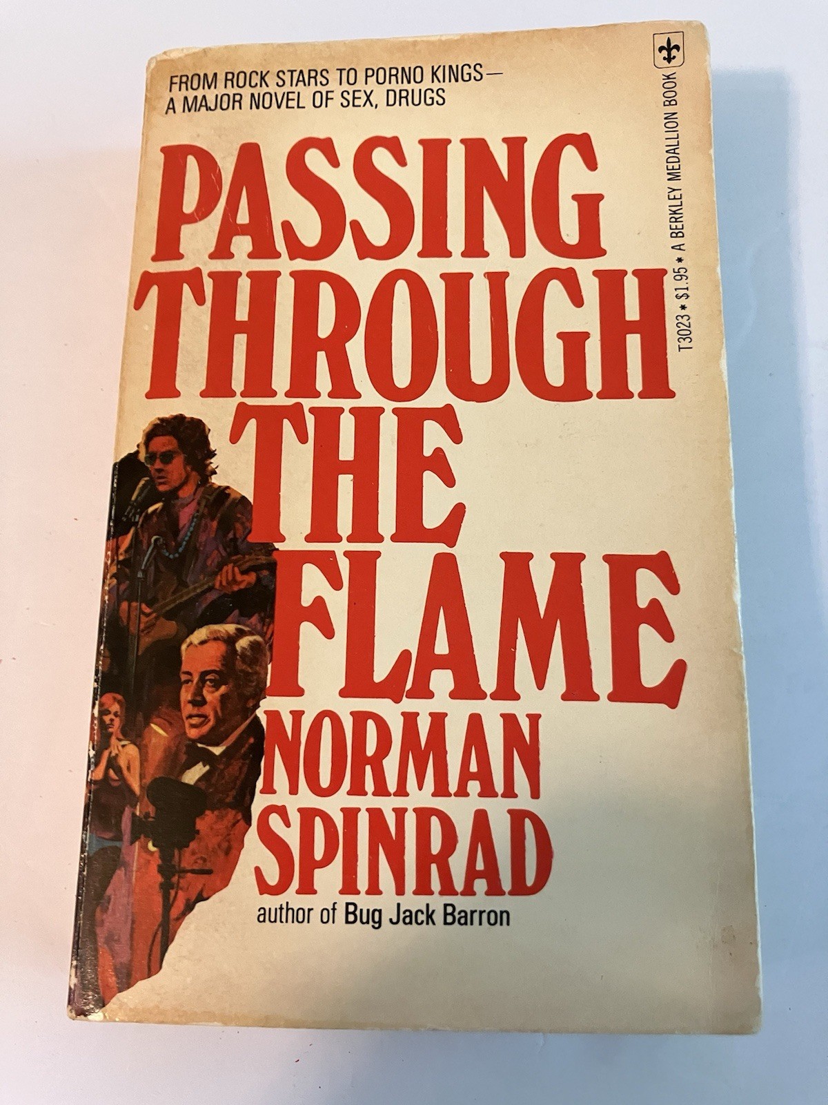 PASSING THROUGH THE FLAME NORMAN SPINRAD PB 1976 BERKELEY HOLLYWOOD SINS 1970’s